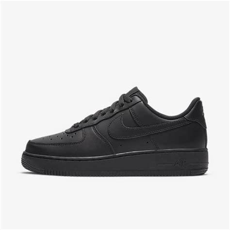 schwarze air force nike|air force 1 schwarze schuhe.